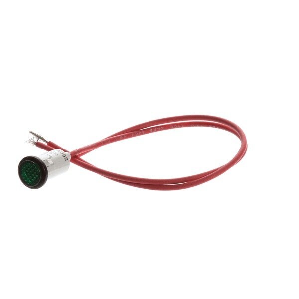 Pilot Light, Green, , 240V, 10in Lead